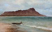 Elizabeth Armstrong View of Diamond Head painting
